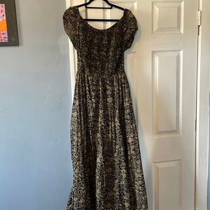 Open back free people dress